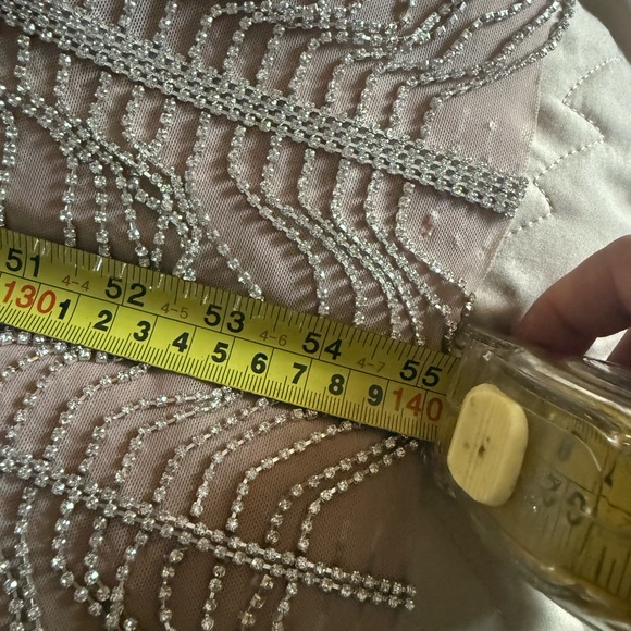 Mew Mews Silver Strapless Dress - Picture 10 of 15